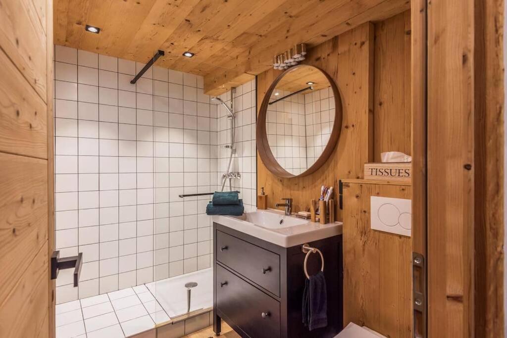 Charmant T2 Megeve, 10 Min A Pied Du Centre エクステリア 写真